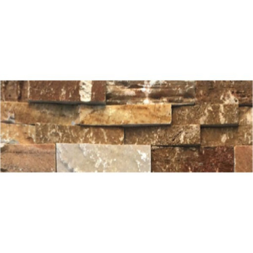 Камень Кварцит золотисто-бурый