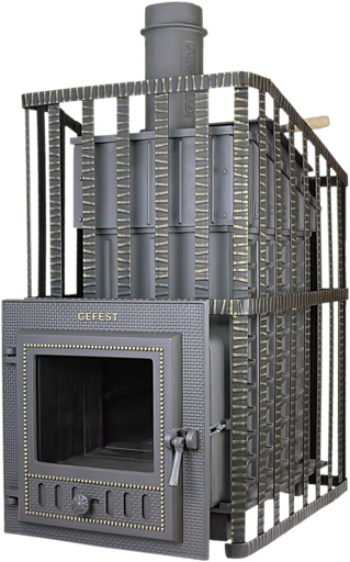 Печь банная Гефест Ураган ПБ 03 МС-ЗК 28 м3