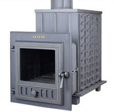 Чугунная банная печь ПБ-03М ЗК Гефест закрытая каменка до 28м3