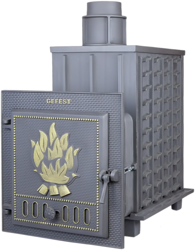 Чугунная банная печь ПБ-02 Гефест до 35 м3