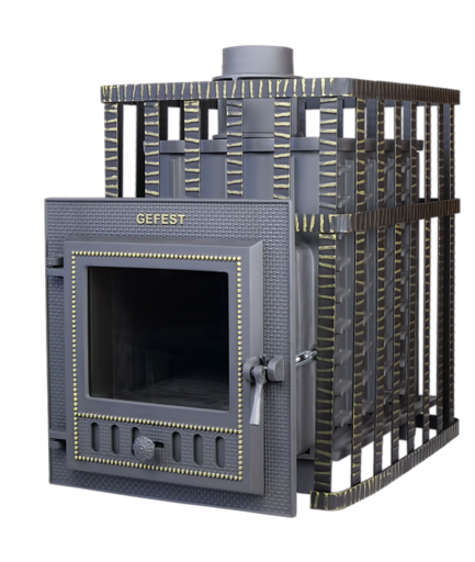 Чугунная банная печь ПБ-03 MC Гефест до 25 м3