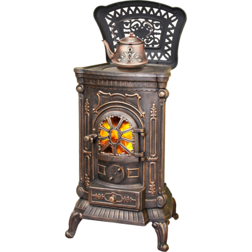 Печь-камин АMBRA чугун