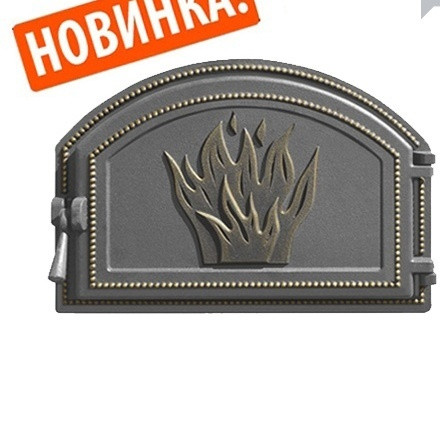 Дверь каминная 223 бронза