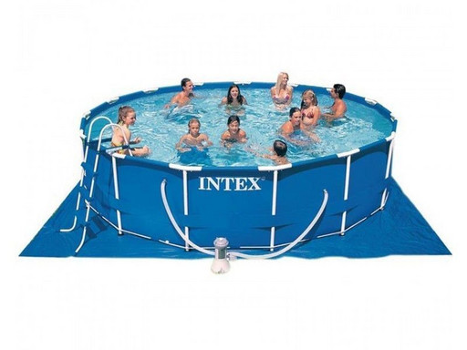 Бассейн каркасный d5,49*1,22 см Intex Metal Frame  28252 (54952)