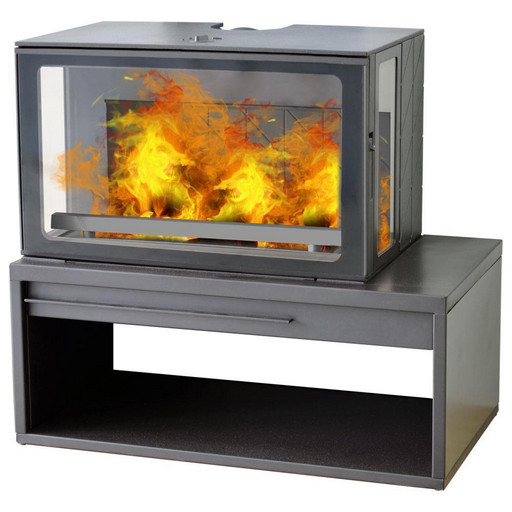 Печь Eco Minimal 50 черная