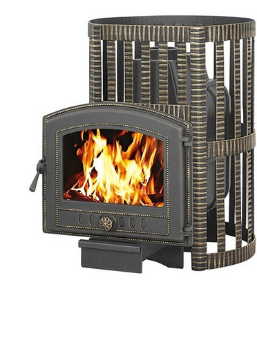 Дровяная печь для бани Везувий Легенда Ковка 28 (224)