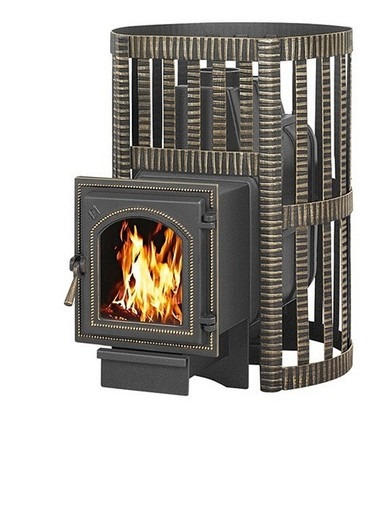 Дровяная печь для бани Везувий Легенда Ковка 28 (270)