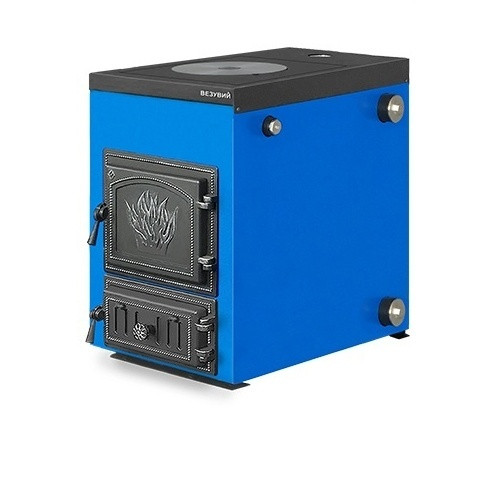 Котел отопительный Эльбрус 14 с плитой Везувий
