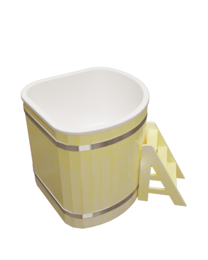 Купель угловая Корнер композитная 130*130*110 см