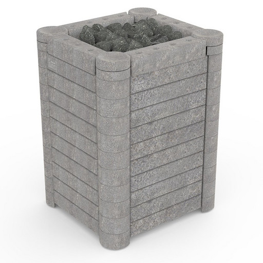 Электрические печи Sawo Super Nimbus NIM-NS-P напольные, в корпусе из камня, с выносной панель упраления от 15,0 до 24,0 кВт