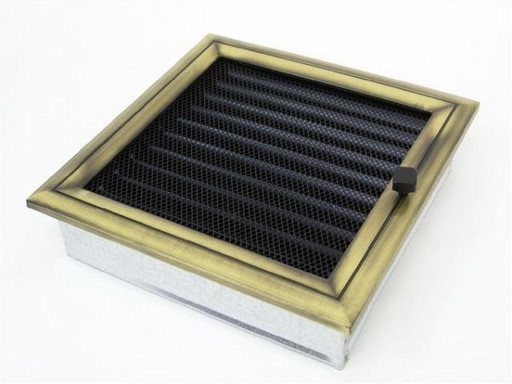 22х22 Оскар латунь с жалюзи