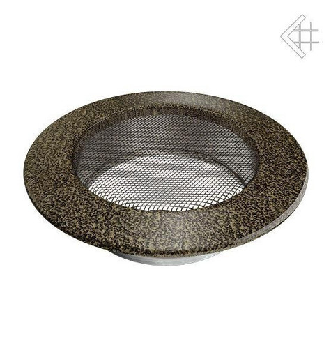 КРУГЛАЯ черная латунь пористая д.125