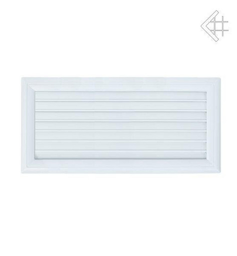 Оскар белая с воздушной системой с жалюзи 17х37