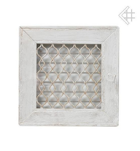 Ретро белая с одной дверкой выдвижная