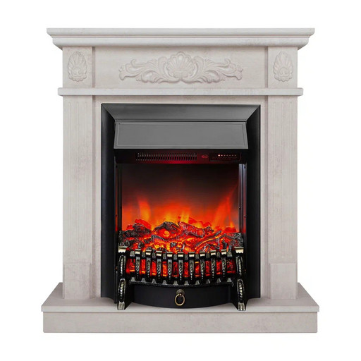 Электрокамин Adelaida STD WT-F715 с очагом FOBOS LUX BL/BR / MAJESTIC LUX BL/BR