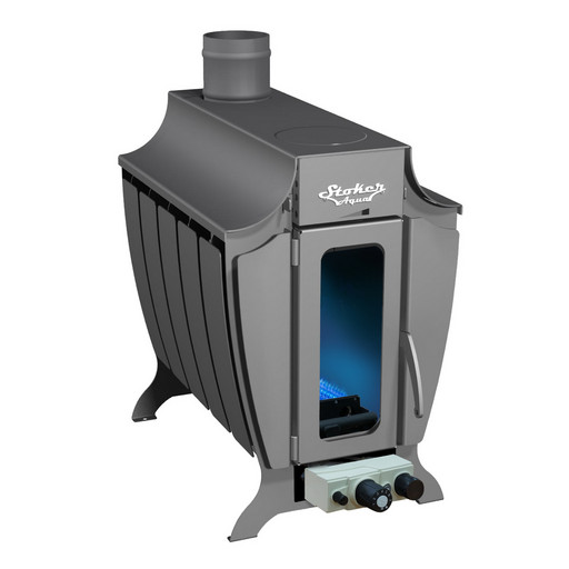 Печь отопительная Stoker 170 Aqua-G газовая горелка