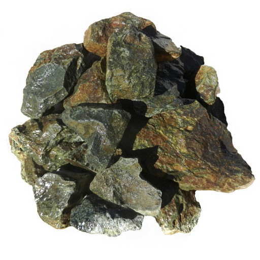 Амфиболит колотый камень для бани