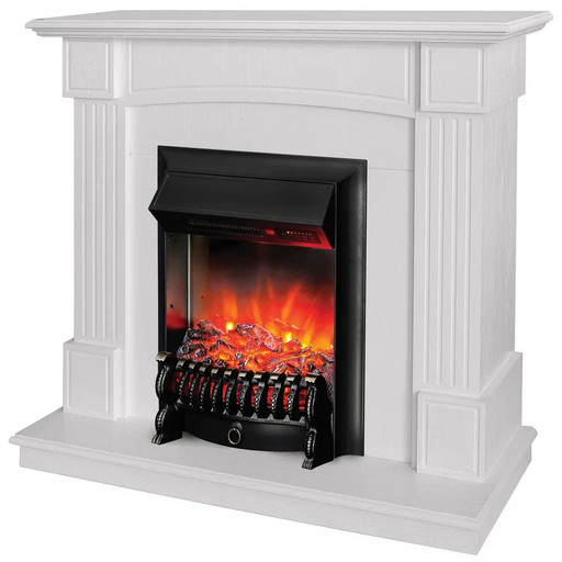 Каминокомплект Andrea STD WT-F513 с очагом FOBOS LUX BL/BR / MAJESTIC LUX BL/BR