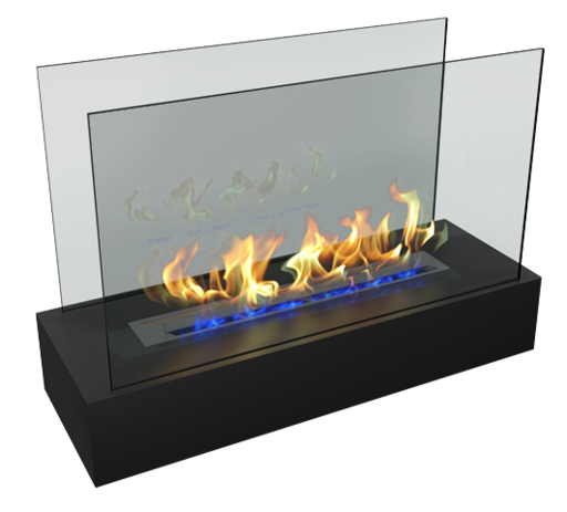 Биокамин Apolon (ZeFire) черный