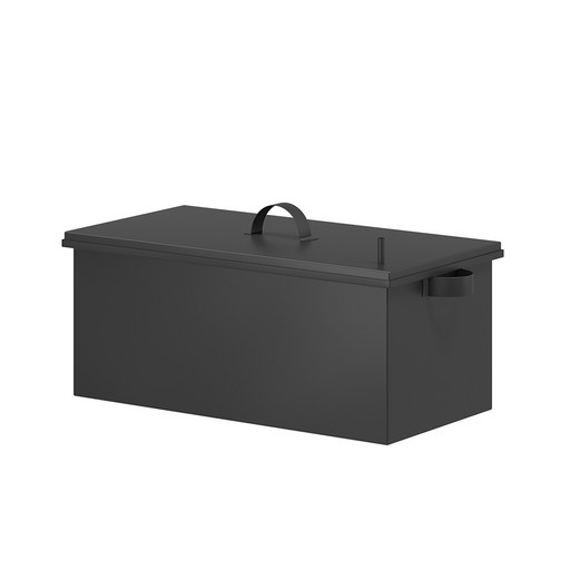 Коптильня нержавеющая большая (250х300х600мм) черная