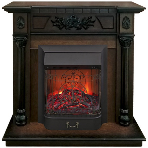 Электрический каминный комплект Dacota (Дакота) AO-215 с FOBOS LUX BL/BR / MAJESTIC LUX BL/BR