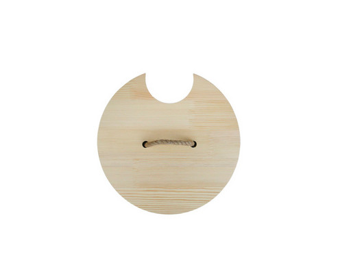 Крышка к запарнику 10л с нерж.вставкой КРН-10 (липа) М