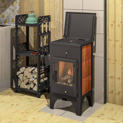 Печь камин Дон 6 с плитой