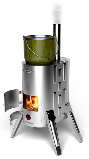 Печь Дуплет-1 Inox портативная