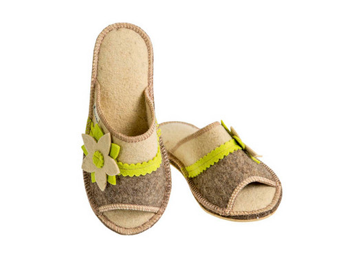 Тапочки открытые "Лилия" жен.