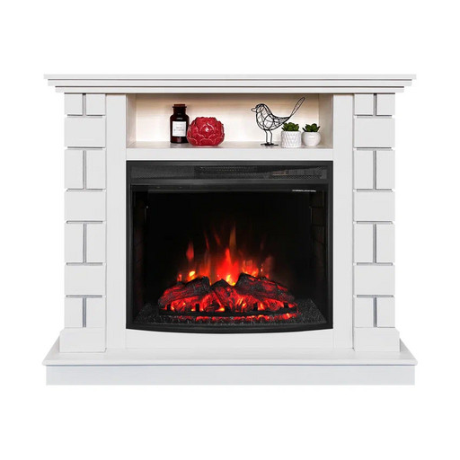 Электрокамин EDWARD 25.5 WT с очагом Evrika 25,5