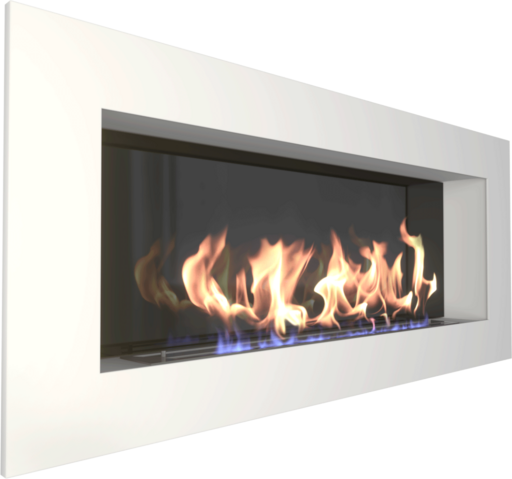 Биокамин Elliot 1500 белый со стемалитом (Zefire)