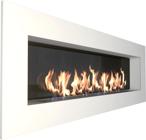 Биокамин Elliot 1800 белый со стемалитом (Zefire)