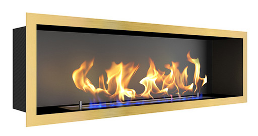 Биокамин Flagman 1000 латунный (Zefire)