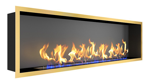 Биокамин Flagman 1600 латунный (Zefire)