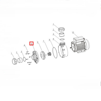 Фланец для насоса Aquaviva WTC