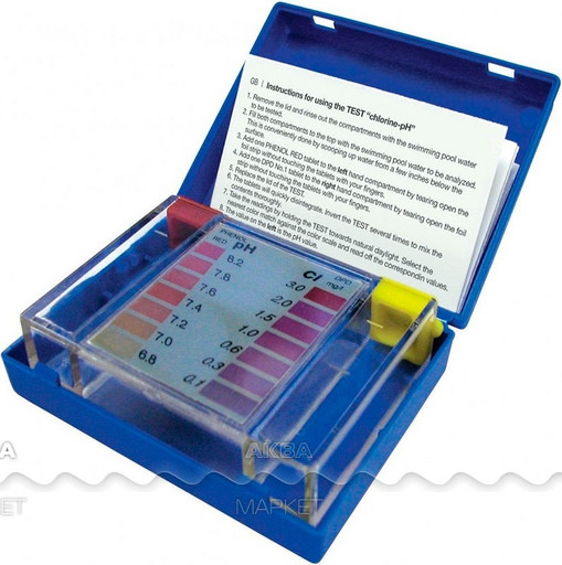 Тестер таблеточный pH и Cl/Br