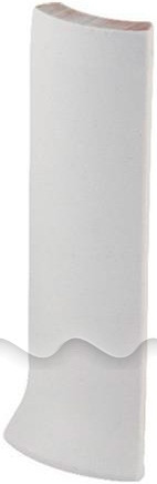 Плитка фарфоровая Serapool Плинтус внешний угол, 6,5х10 см, без глазури