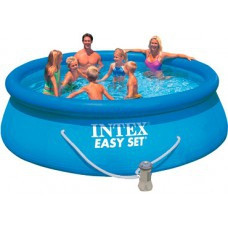 Бассейн надувной  с фильтром INTEX 305*76см