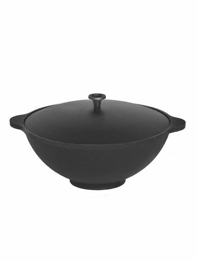 Казан чугунный 8л. с крышкой