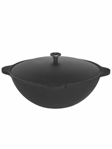 Казан чугунный 25л. с крышкой