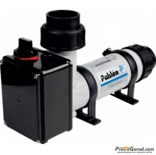 Электрический проточный нагреватель из пластика с датчиком потока