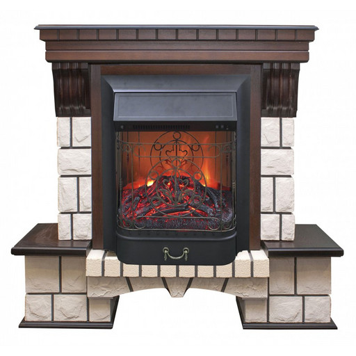 Электрический каминный комплект Stone MJ (Стоун)