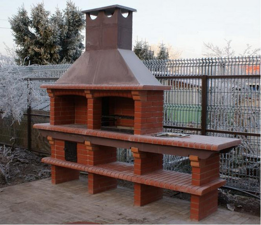 Печь-барбекю  732