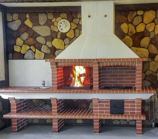 Печь-барбекю  730