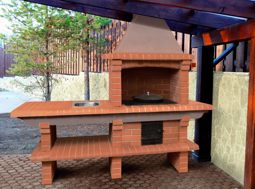 Печь-барбекю 722