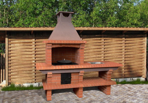 Печь-барбекю 724