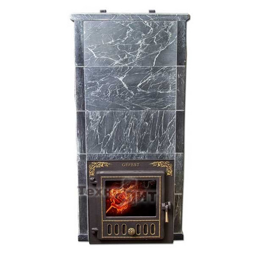 ОБЛИЦОВКА ДЛЯ ЧУГУННОЙ БАННОЙ ПЕЧИ - ПБ-04 РУССКИЙ ПАР 1 ТАЛЬКОХЛОРИТ