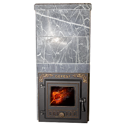 ОБЛИЦОВКА ДЛЯ ЧУГУННОЙ БАННОЙ ПЕЧИ - ПБ-04 ПРЕЗИДЕНТ 1 ТАЛЬКОХЛОРИТ