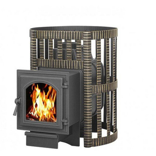 чугунная банная  печь легенда ковка 16 (270)