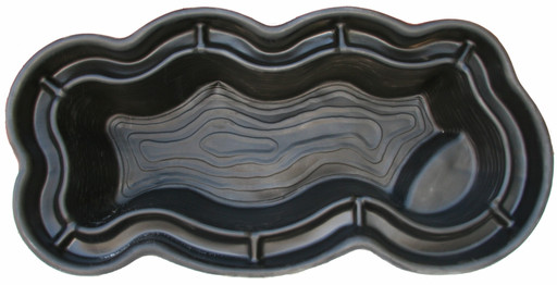 Пруд садовый декоративный 1300 литров (цветной) 258*160*45 см